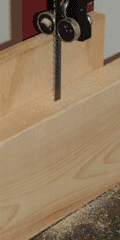 Test board being cut