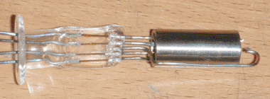 Completed triode internals