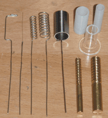 Tetrode internal components and jigs
