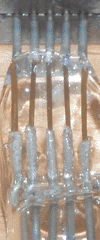 Pinch seal close-up