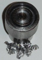 Test cuts in alloy steel