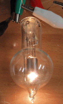 Triode under test