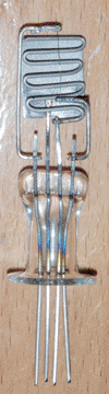 Completed triode assembly