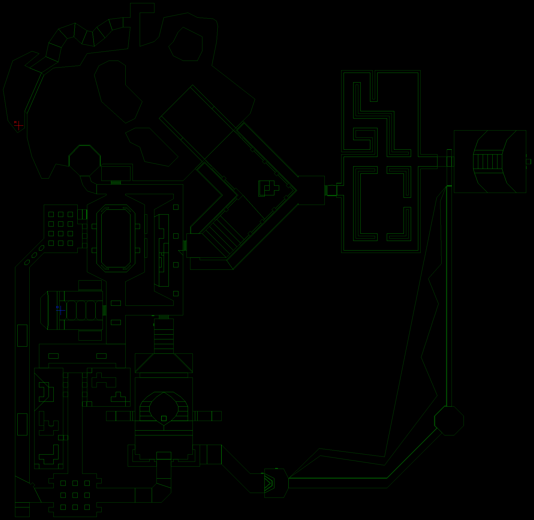 PlayStation Final Doom level 17, CRATER: Keys